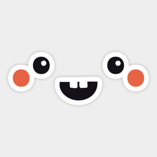 Kawaii Smiley Face Sticker